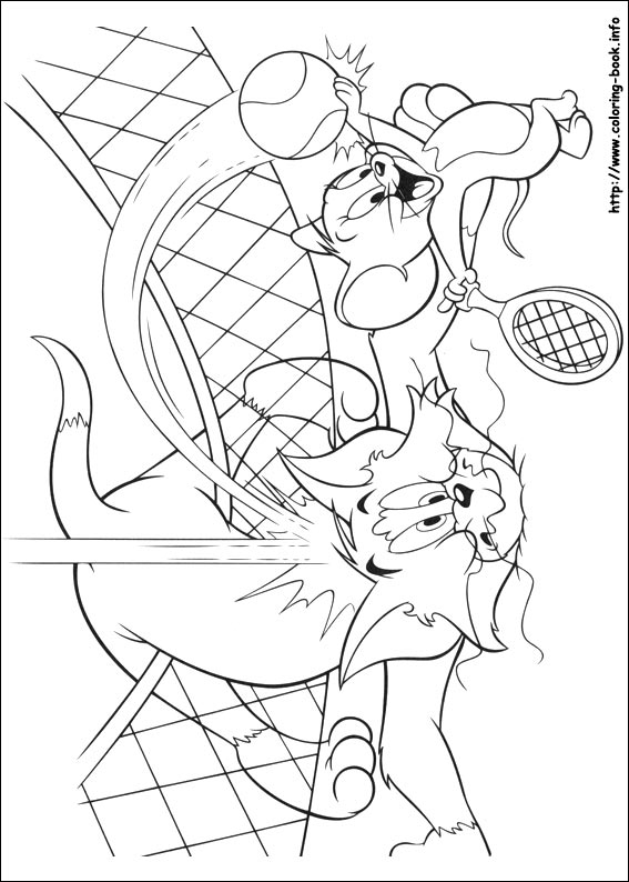 Tom and Jerry coloring picture